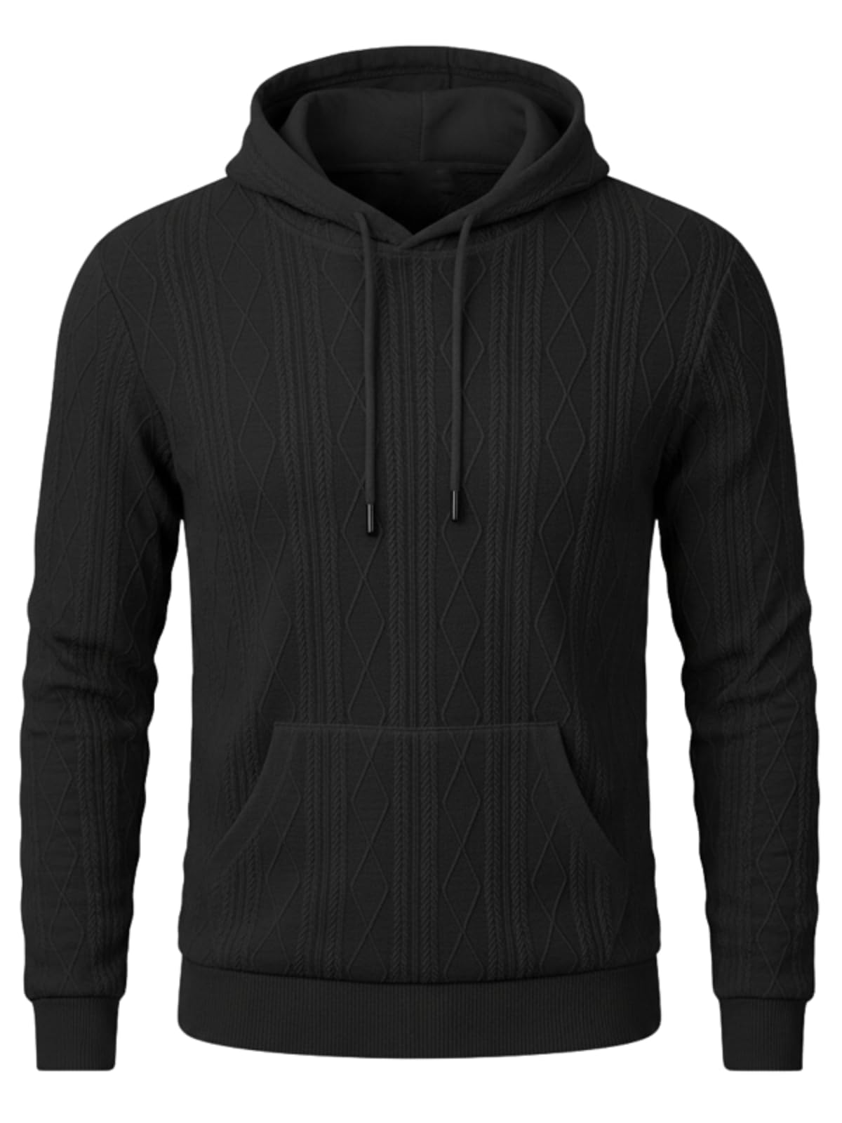 leriya fashion Hoodie for Men | Stylish Cotton Hoodie's | Black Warm Hooded Hoodie for Men | Sweatshirt for Men | Kangaroo Pocket & Drawstring-picture-26