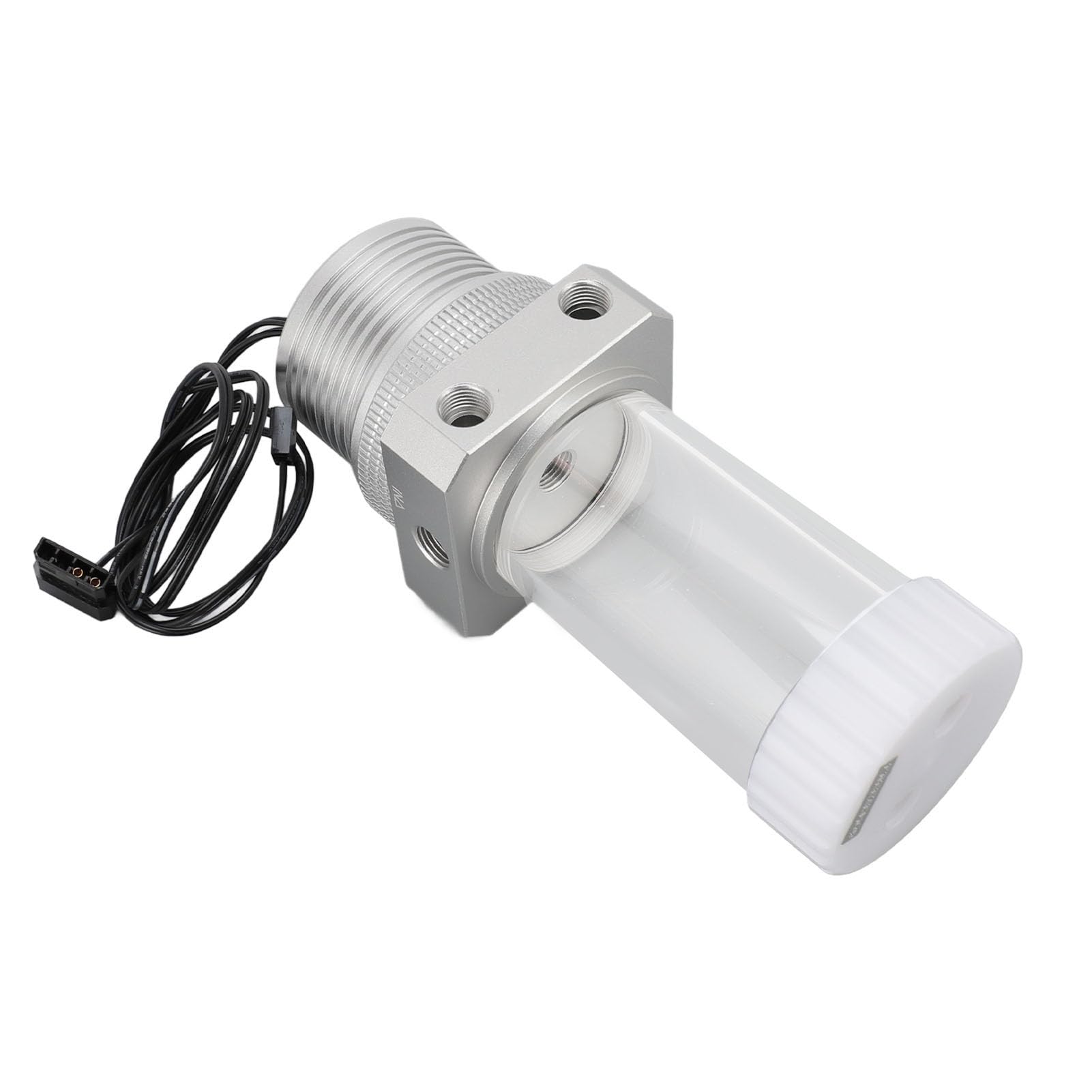 Pompa di Raffreddamento Ad Acqua per PC, Portata 1100 L/h Velocità 5900 Giri/min Controllo PWM Serbatoio Pompa D5 Combinato, Serbatoio per PC con Filettatura G1/4 Capacità di 200 Ml per di