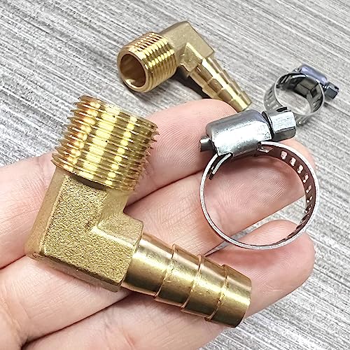 Kkonhii QDJT001 Brass Hose Barbed Elbow Fitting thumb #3