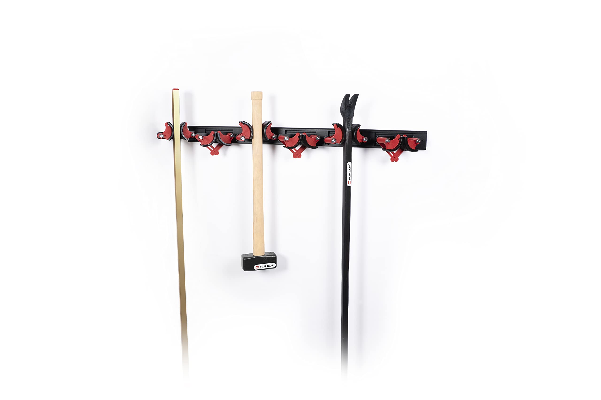 Flex6 | Universalhalterung | Skihalterung | Snowboardhalterung | Wandhalterung | Gerätehalter | Werkzeughalterung | Aus Stahl, Aluminium und Glasfaserverstärktem Kunststoff
