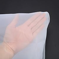 Vista 4 de TECHTONGDA Malla de impresión de pantalla de seda de 3 yardas 50 pulgadas de ancho 60Mesh (24T) blanco