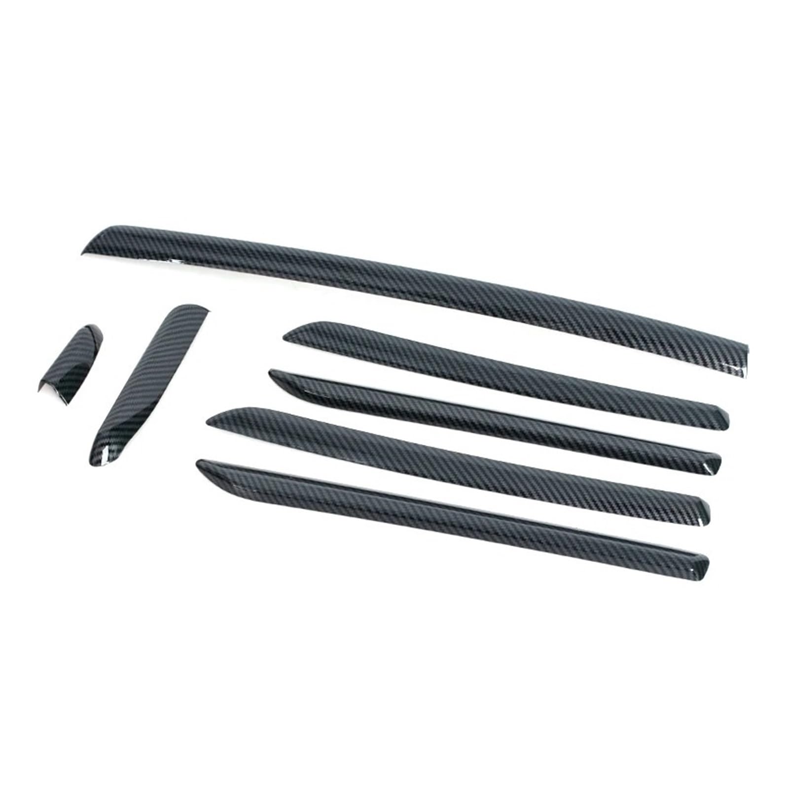 Hljnlvbn A-1 Set Car Interior Sticker Car Lhd Center Console Door Panel Trim Abs For A3 For S3 For Rs3 2014-2018 Interior Moldings Cover Trims(A-1 Set)
