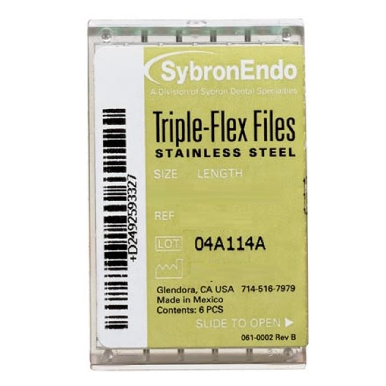 Kerr Dental 25959 Triple-Flex Endodontic Files #08 30mm 6/Pk