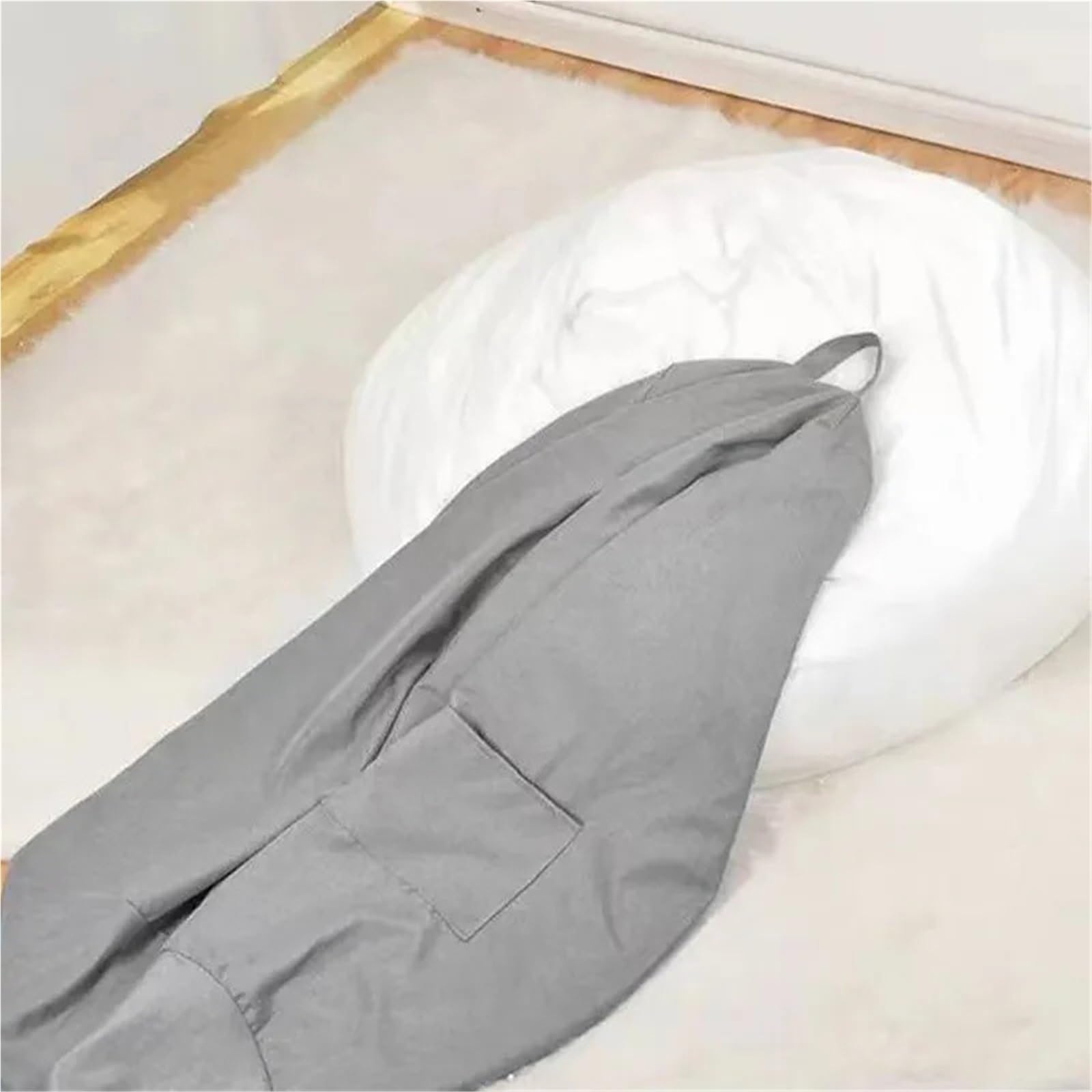 Puff Exterior Funda de sofá Perezoso, Funda de puf, Funda de sofá elástica, extraíble y Lavable