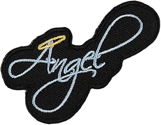 Angel Script Halo Cut Out Patch, Ladies Sayings Patches