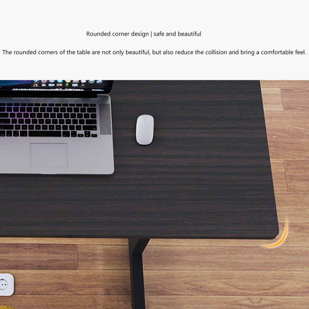 mesas Plegables Equipo Portátil Soporte Ajustable Elevable Escritorio del Ordenador Portátil Tabla Solape Lateral de Cama Sofá Enfermería Hospitalaria de Lectura Comer - Negro