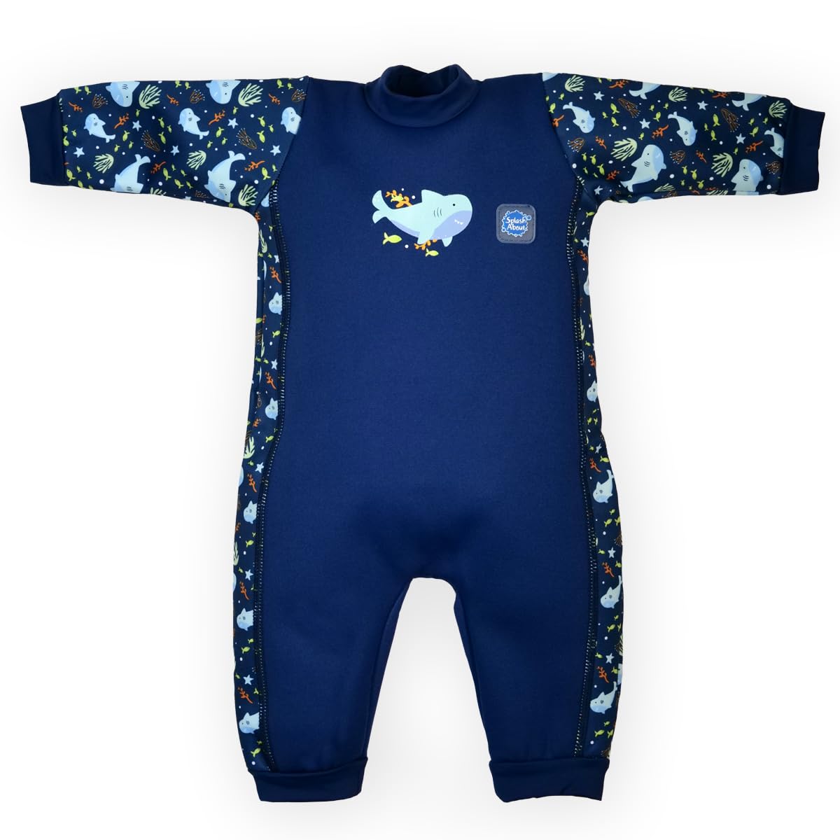 Splash About Warm in One Baby Wetsuit, Shark Reef, 0-3 Months