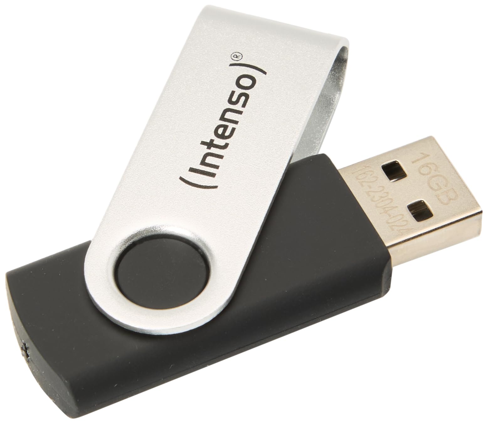 Intenso Basic Line - Chiavetta USB da 16 GB - Pendrive USB 2.0, Silver/Black
