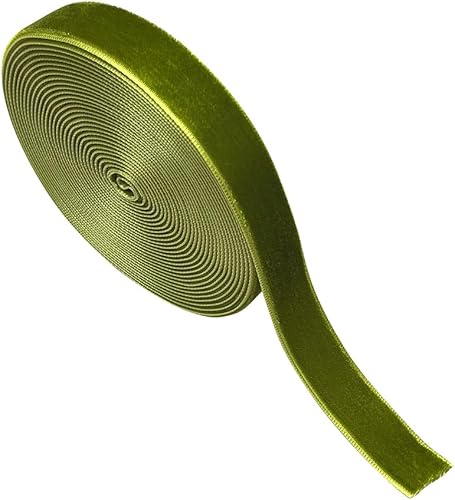 Miniatura 7 de Chenkou Craft Cinta de terciopelo verde de Navidad de 1 12 pulgadas a granel (verde, 1 12 pulgadas)