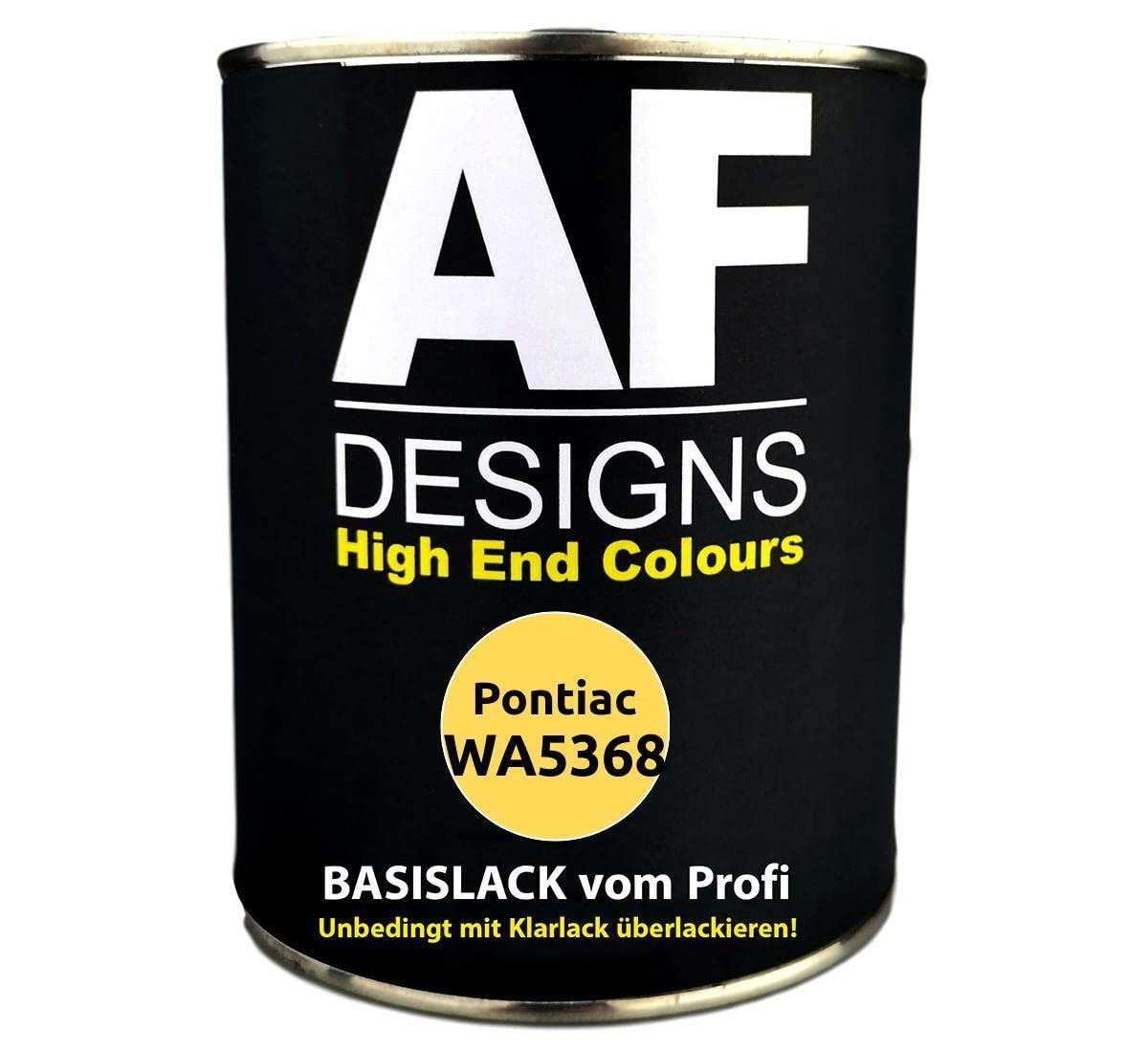 Alex Flittner Designs Peinture pour voiture Pontiac WA5368 Jaune 1 l