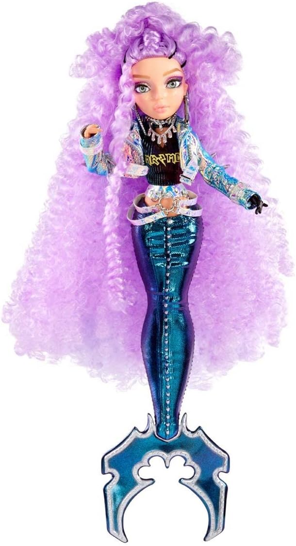 Color Change Riviera Mermaid Fashion Doll with Designer Outfit & Accessories, Stylish Hair & Sculpted Tail, Poseable, Toy Gift Girls Boys Collectors Ages 4 5 6 7 8 to 12+, 580812