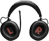 JBL Quantum 910 Wireless Bluetooth Gaming Headset with Noise-Cancelling Technology, Play and Charge Features and Boom Microphone, Black - 4