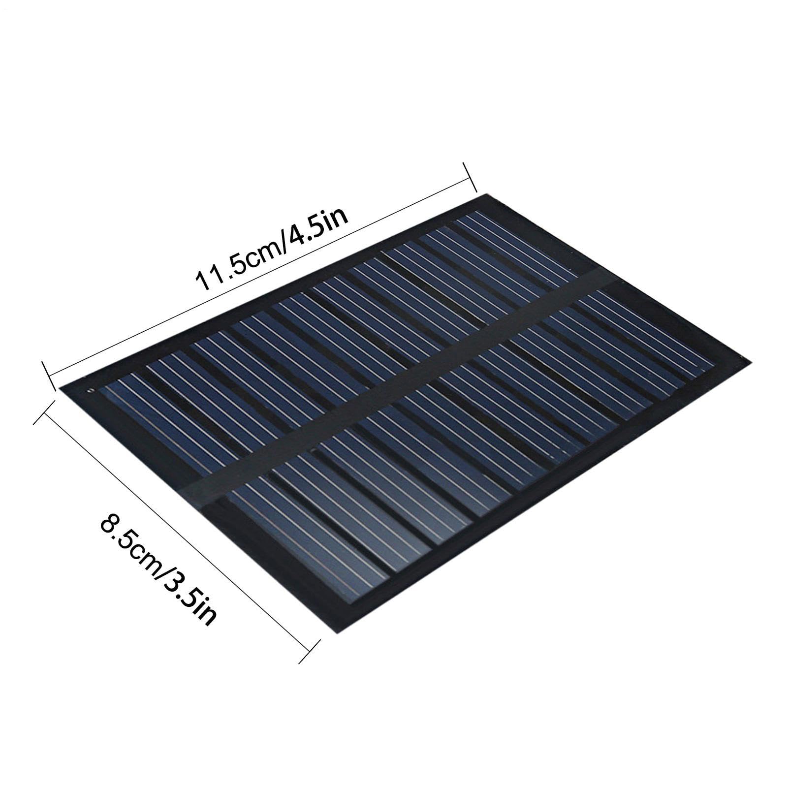 Mini pannelli - 1.5W 12V celle fotovoltaiche solare | Celle in polisilicio | modulo pannello solare in polisilicone con fili, alimentazione per progetti di ricarica della