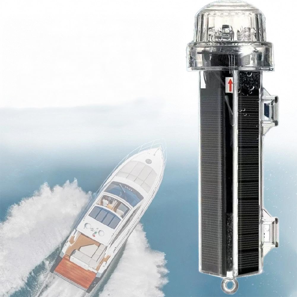 Amazon.co.jp: Shnmersy 太陽警告灯 LED 航海灯 船舶用点滅灯 ソーラー