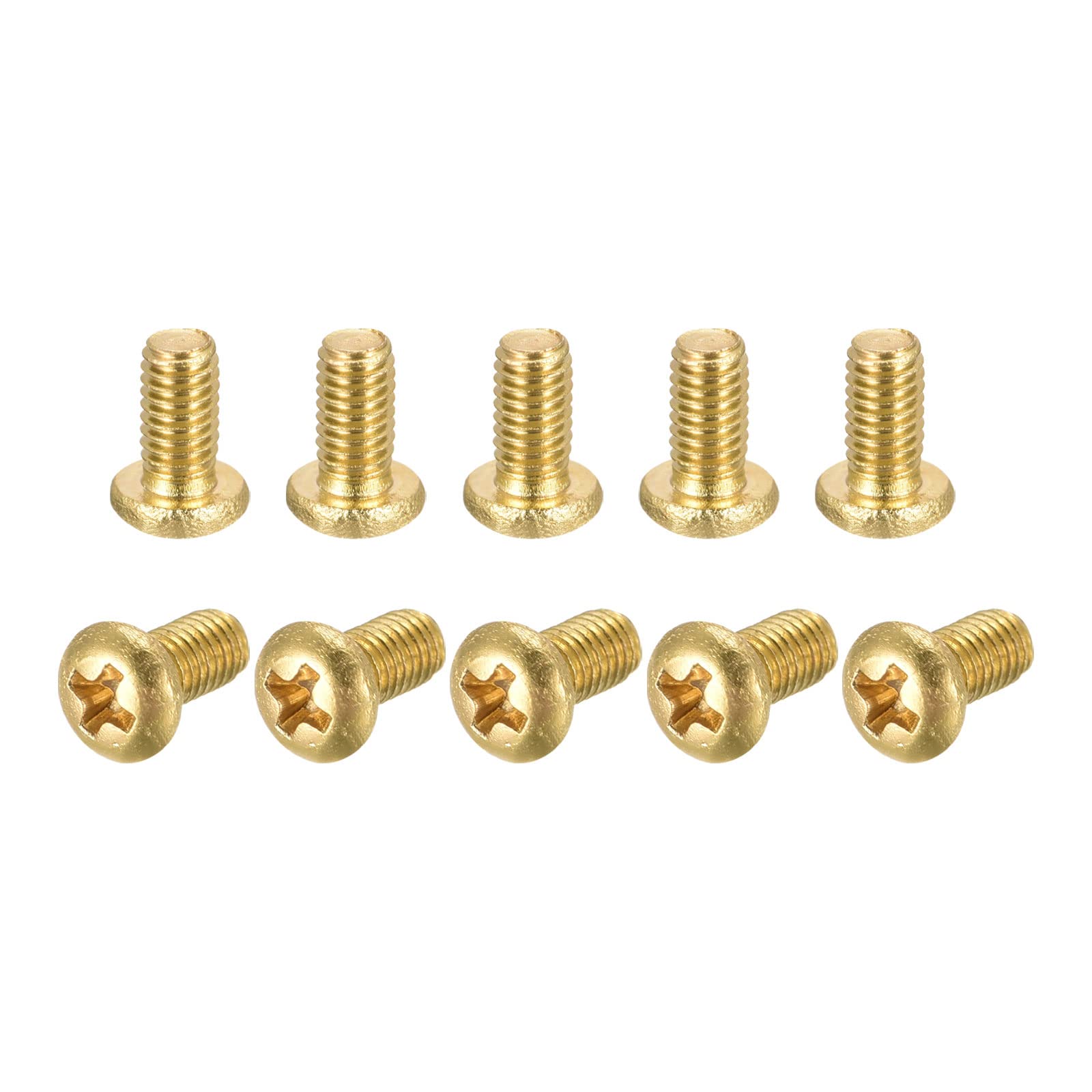 Brass Machine Screws - 60 Pcs M3x6mm -21 Brass Machine Screws - 60 Pcs M3x6mm -21