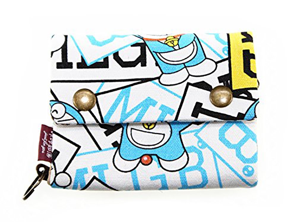 Korean Japanese Style Canvas Youth Wallet Cartoon Credit Card Photo Bill Key Holder