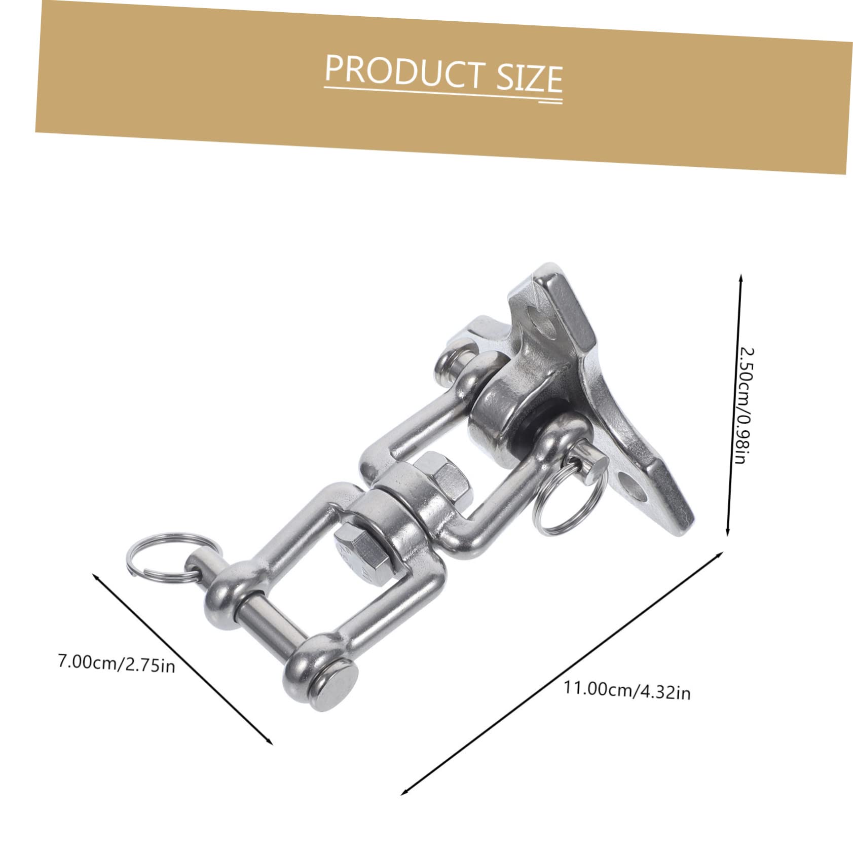 Toddmomy Hammock Accessory Metal Swing Hanger Sturdy Ceiling Hook for Indoor/Outdoor Use Easy Installation