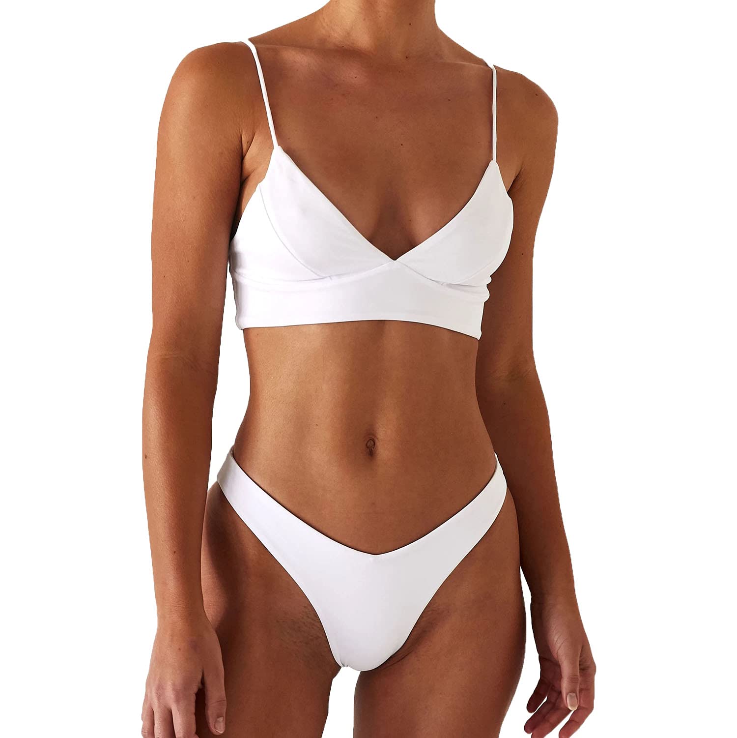 Rajputana Womens Bikini Black Push Up Brazilian Two Piece Swimsuit