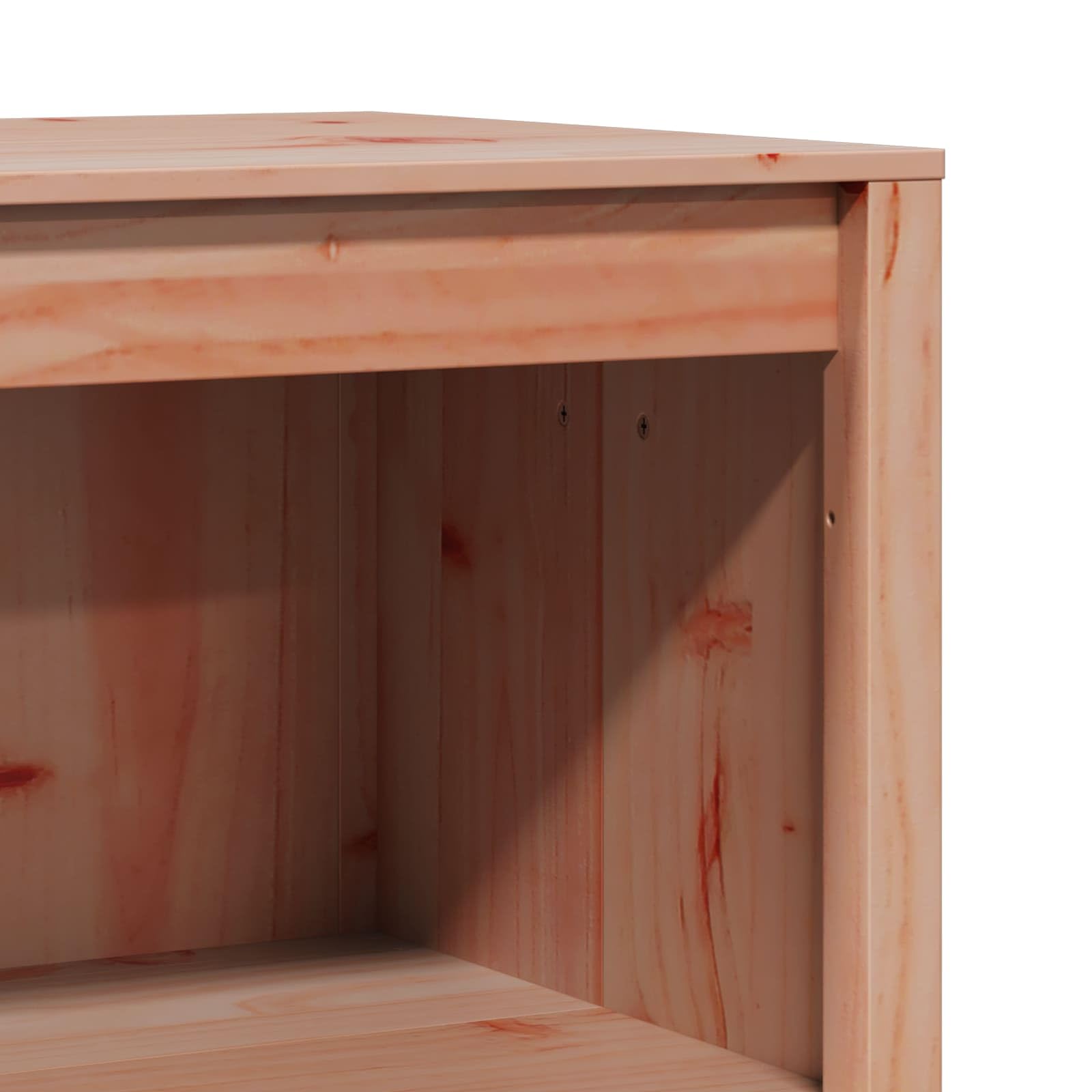 MEPPEL - Set di 2 mobili da cucina per esterni, in legno massiccio Douglas, 212 x 55 x 92 cm, modulare, con 2 ripiani, adatto per cucina da giardino, terrazza e stoccaggio
