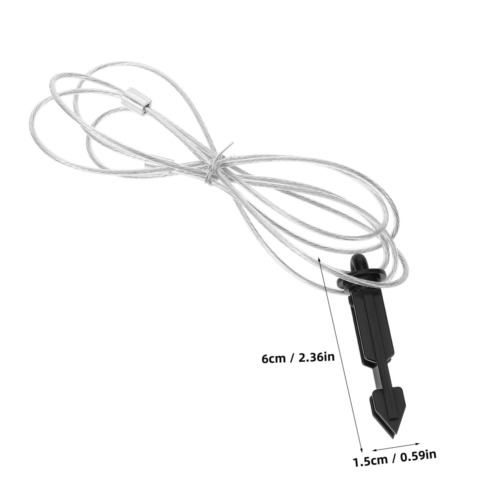 Ciieeo Trailer Breakaway Switch Cable Emergency Towing Cable for Rvs Durable Easy Storage Installation Reliable Safety for Trailers