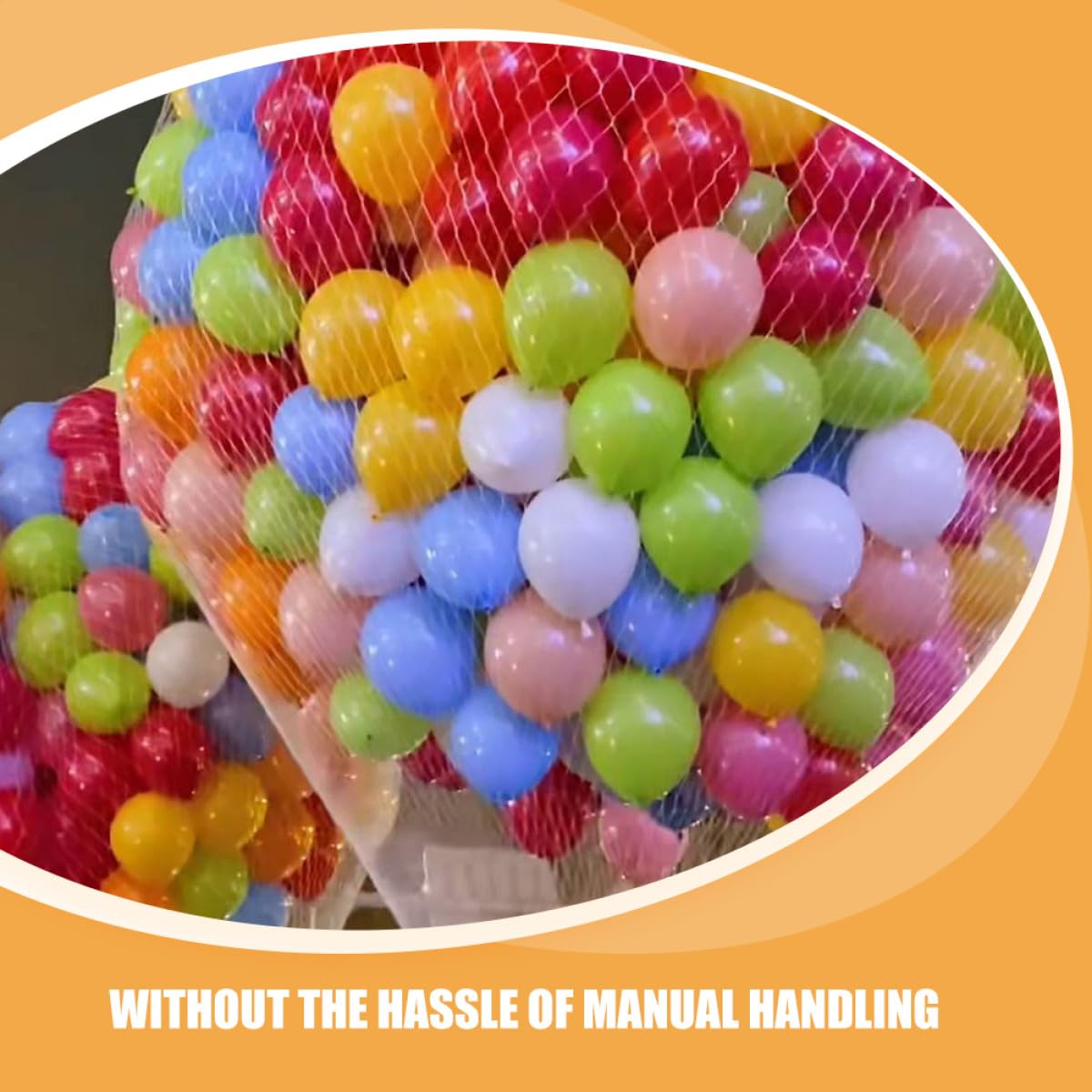 2 Satz Ballonstartnetze aus Weißem Pp mit Einfacher Handhabung und Sicherem Design für Hochzeit und Feierlichkeiten zur Sicheren Ballonfreigabe