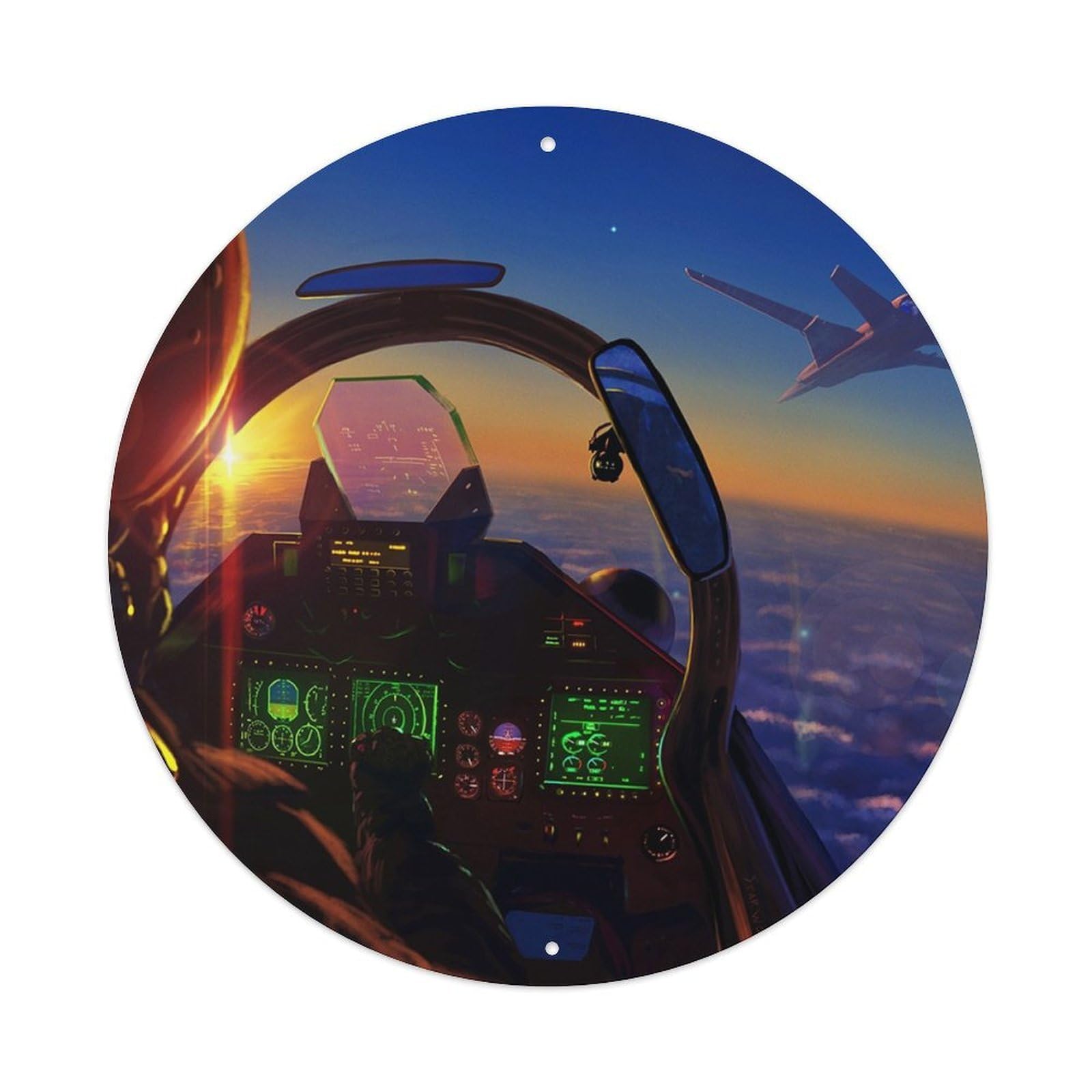 Su-37 Flanker Fighter Pilot Military Aviation Metal Tin Sign
