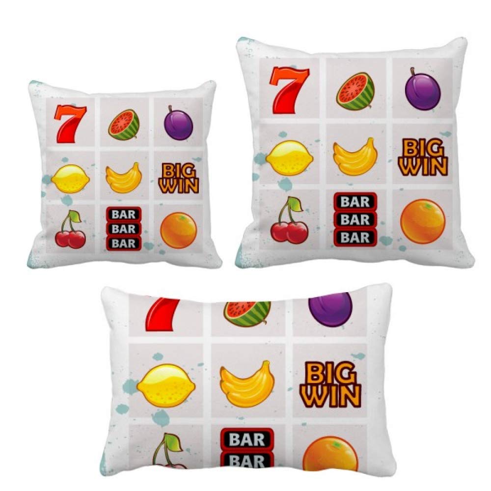 Housse de coussin fruits dessin animé pour rajeunir un canapé