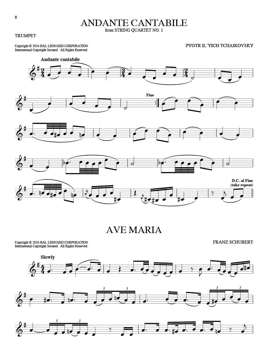 101 Classical Themes for Trumpet