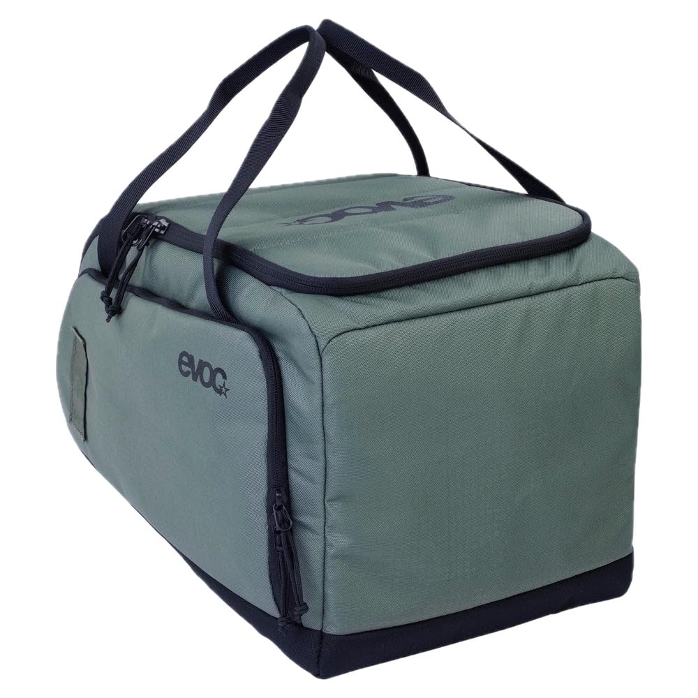 EVOC GEAR BAG 20 Torba podróżna (wodoodporna torba podróżna na wyprawy na śnieżne stoki lub rowerowe, torba rowerowa w rozmiarze bagażu podręcznego), ciemnooliwkowa