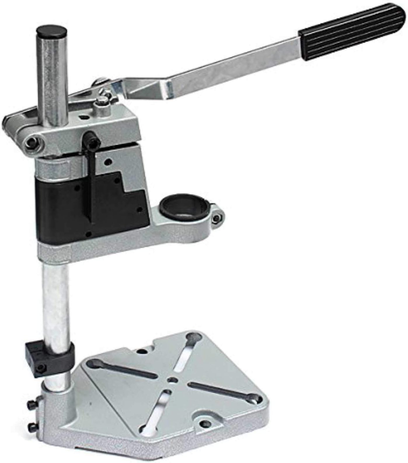 NEW EXPENSEVE CAST IRON BASE PRECIOUS DRILL STAND FOR 10MM DRILL CONVERT HAND DRILL TO BENCH PRES 400 MM Angle Drill (10 mm Chuck Size) (DRILL NOT INCLUDED)