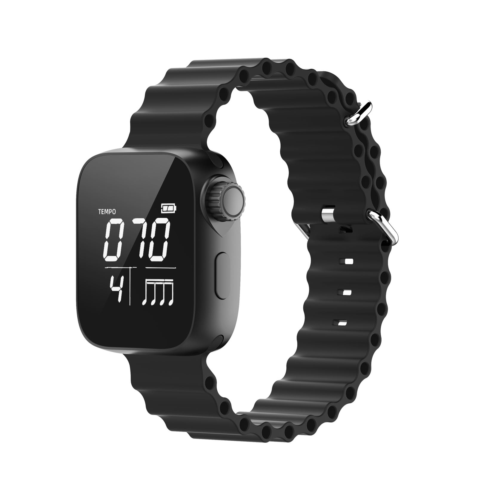 Denash Vibrierende Metronomuhr, Einstellbar 40–240 BPM mit Umschaltbaren Metronomen und Übungsmodus, Elektronisches Tragbares Metronom für Musiker, Training