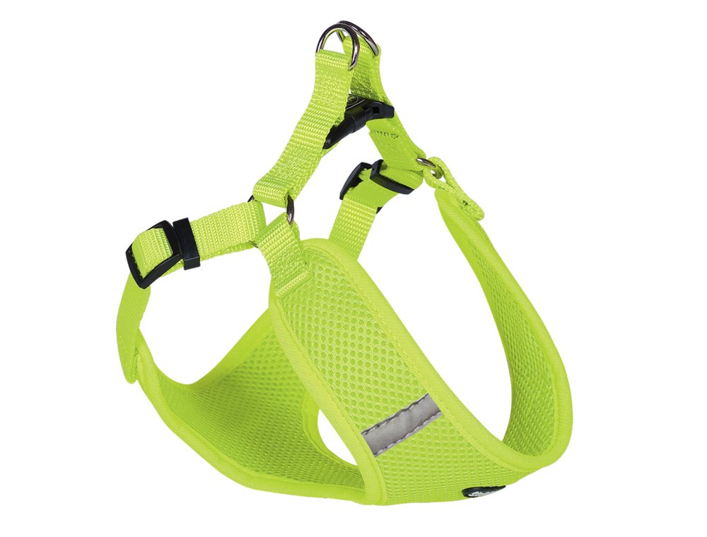 Nobby Mesh Harness with Reflective Stripe, Small, Neon Yellow