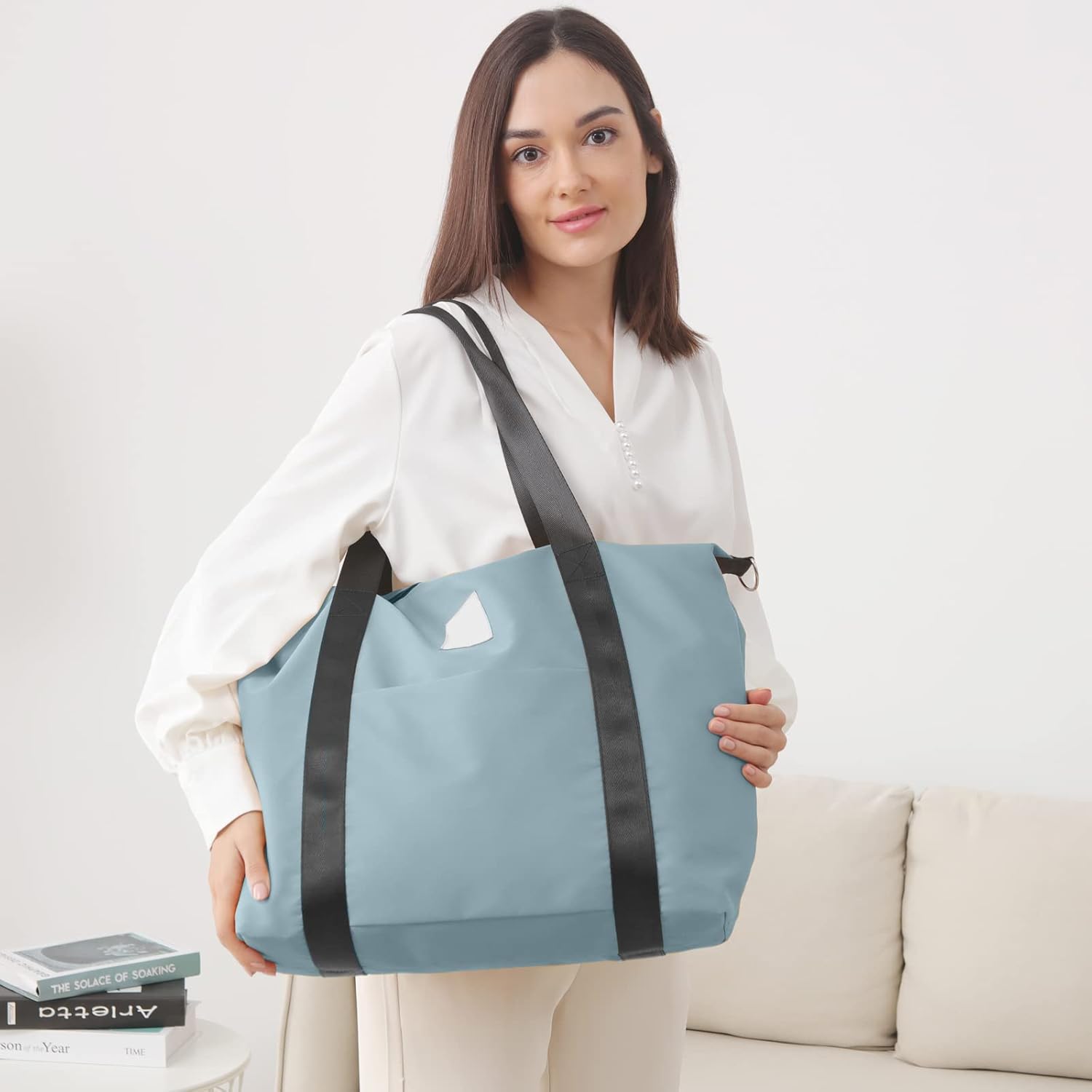 SONARIN Large Capacity Waterproof Diaper Bag Tote,Stylish Nappy Changing Bag Satchel Messenger Bag Portable Travel Mommy Bag