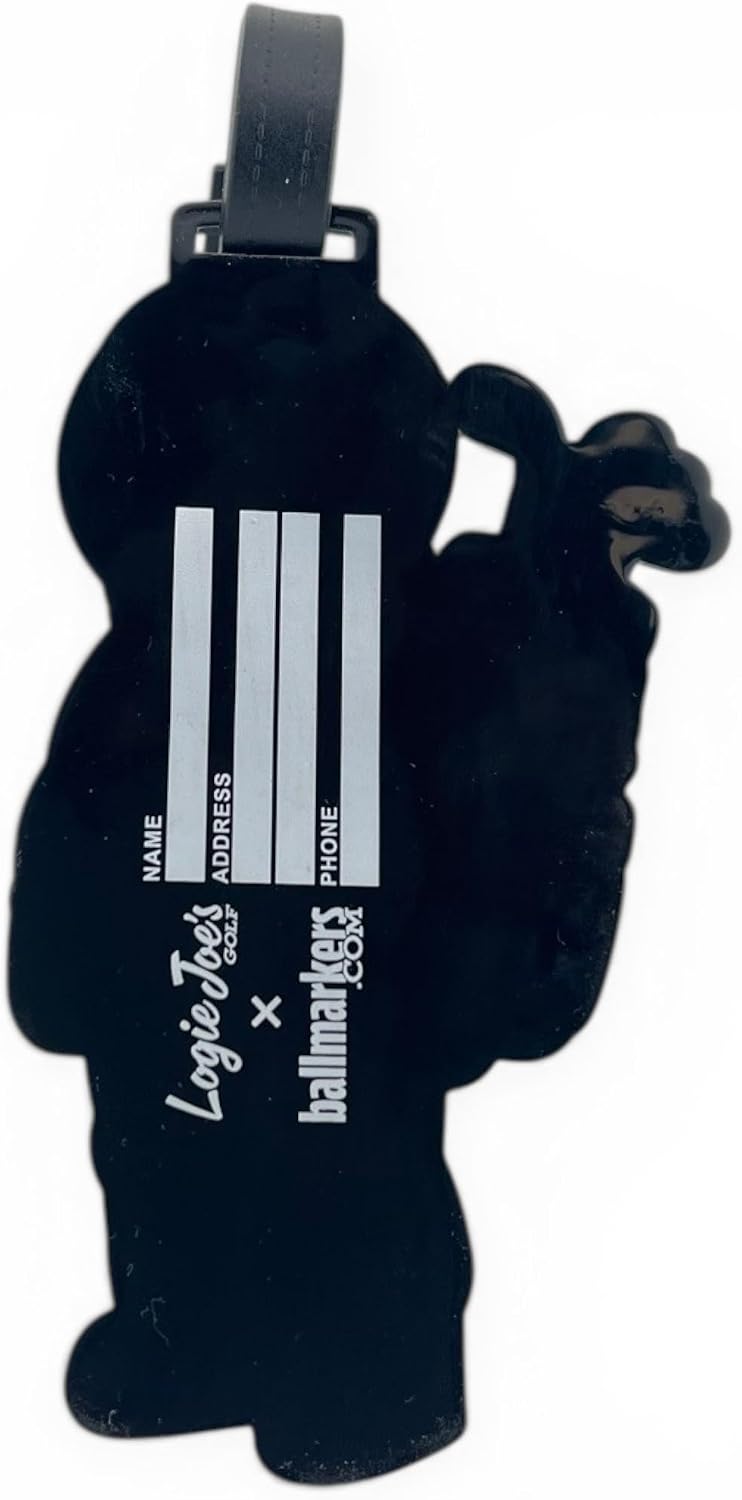 Logie Joe's Astronaut Walker Clip-On Tag | Multi-Use Bag Tag, Travel Tag, Golf Accessory