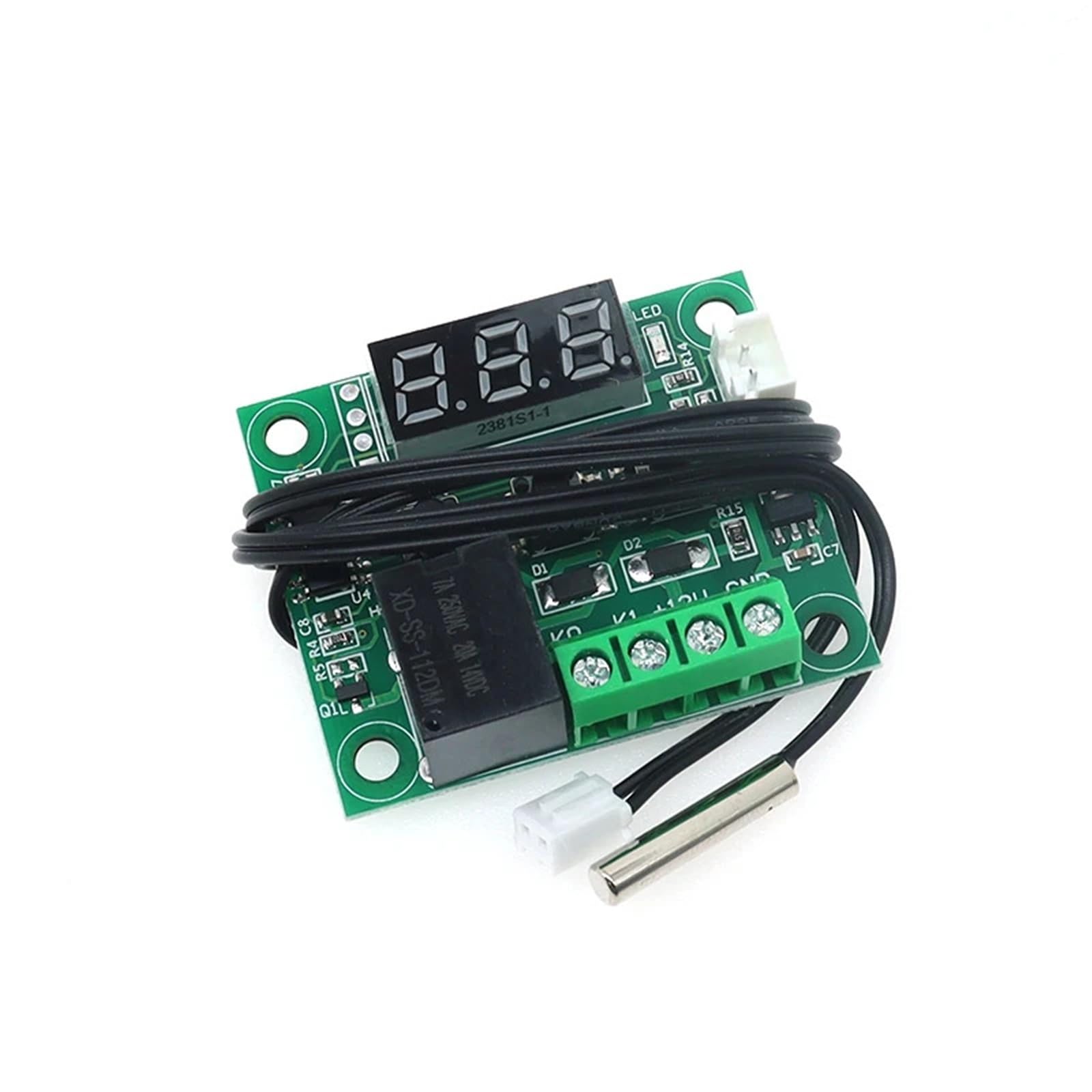 Thermostat W1209 12V bleu pour gestion température couveuse