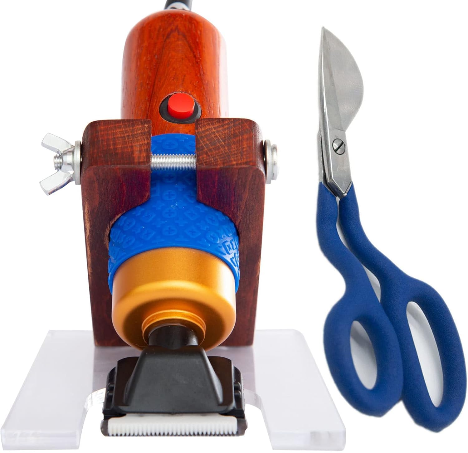 Trimmer con Supporto Forbici Laterali Posteriori Kit Tosatrici per Toelettatura per Tappetino per Pistola Tufting