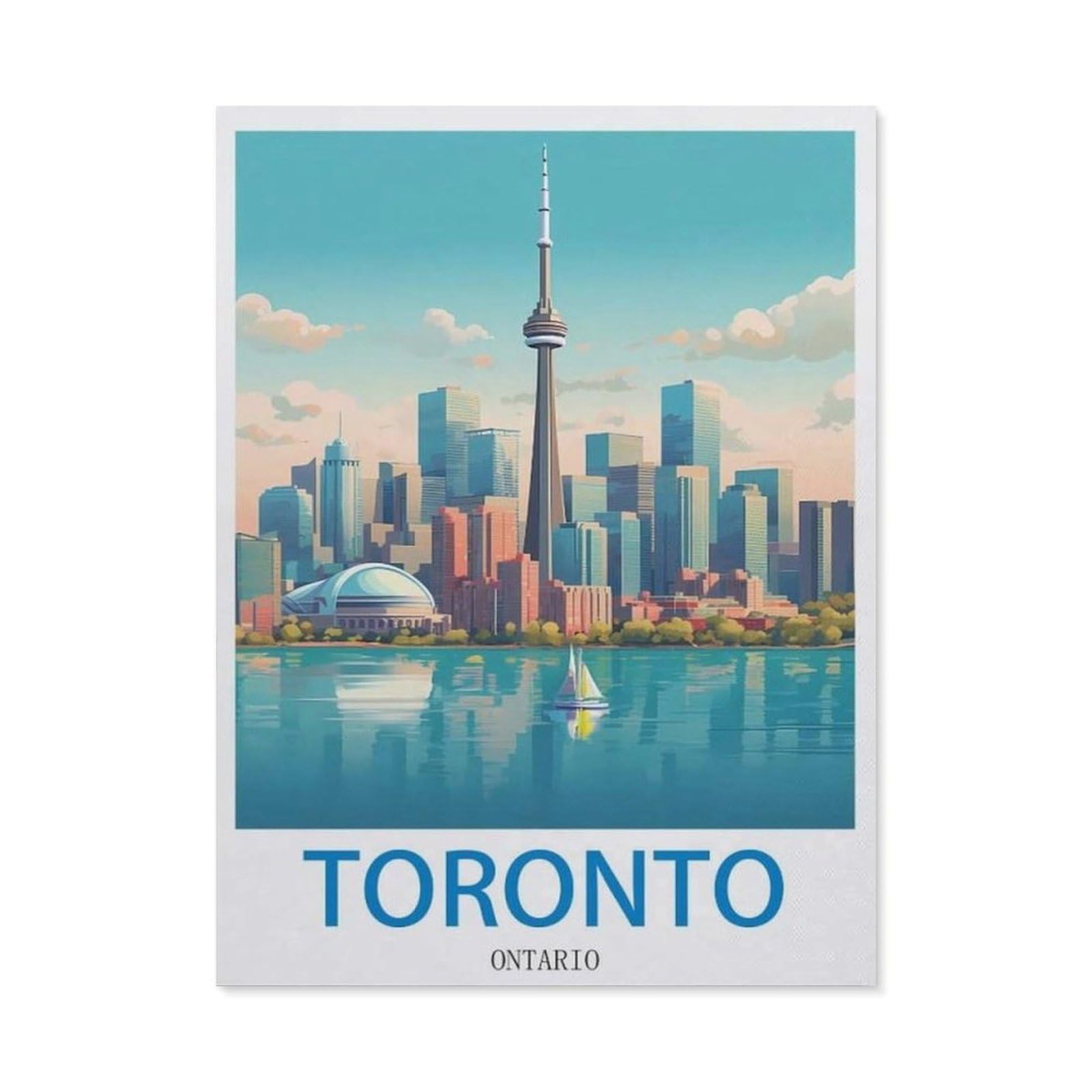 Tin Sign，Toronto Ontario(20x30cm）