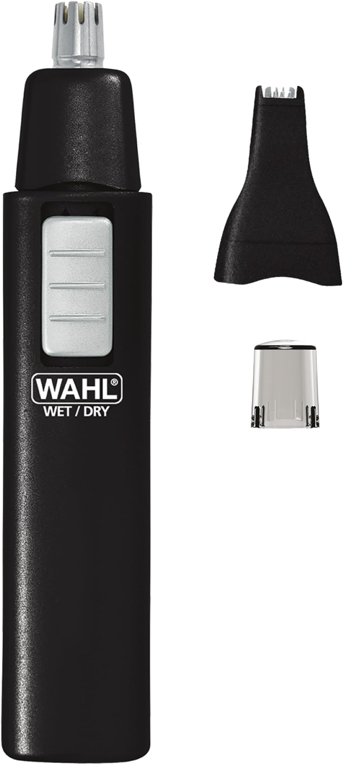 Wahl 5567-500 Ear, Nose and Brow Wet/Dry Battery Trimmer, Black