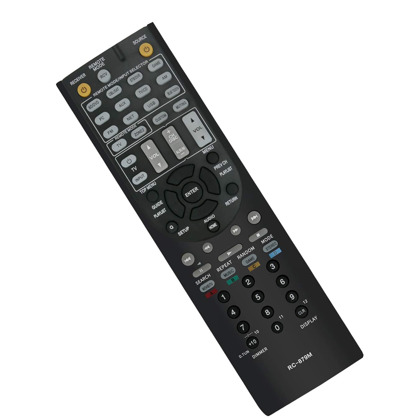 Telecomando Di Ricambio VINABTY RC-879M Per Ricevitore AV ONKYO (TX-NR535, TX-SR333, HT-R393, HT-S3700)