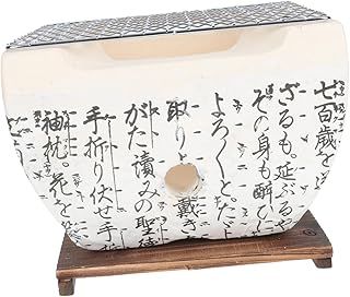 SECFOU 1 Conjunto De Grelhador A Carvão Japonês Mini Grelhador Interior Pequena Assadeira Grelha Japonesa Grelha Para Churrasco Cesto De Malha Grelha Grelha A Carvão Grelha Para