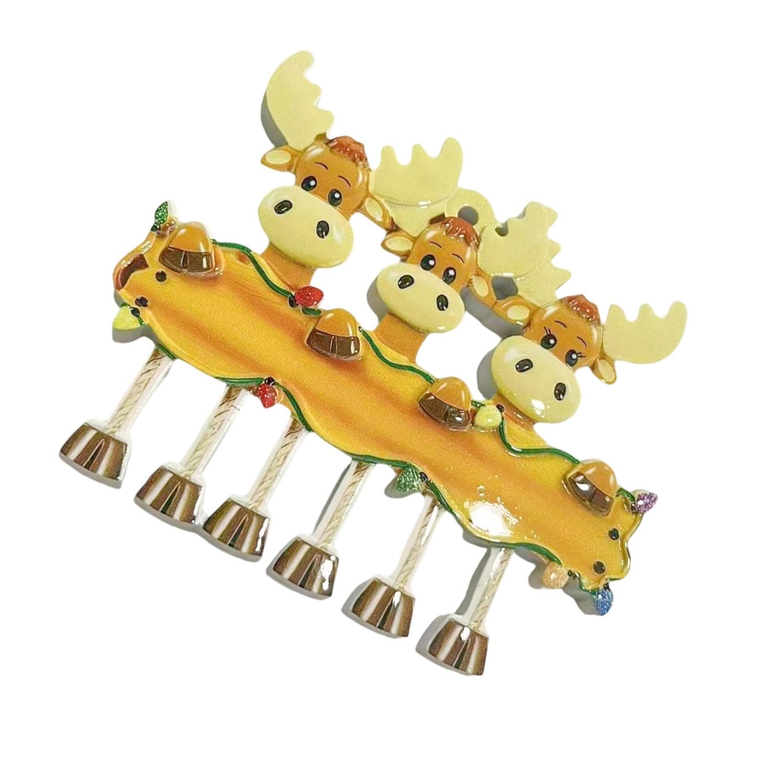 Holiday Deer Ornament Strong Christmas Decoration Personalizes Deers Family Christmas Hanging for Kids Room Living Room Deer Family Ornament
