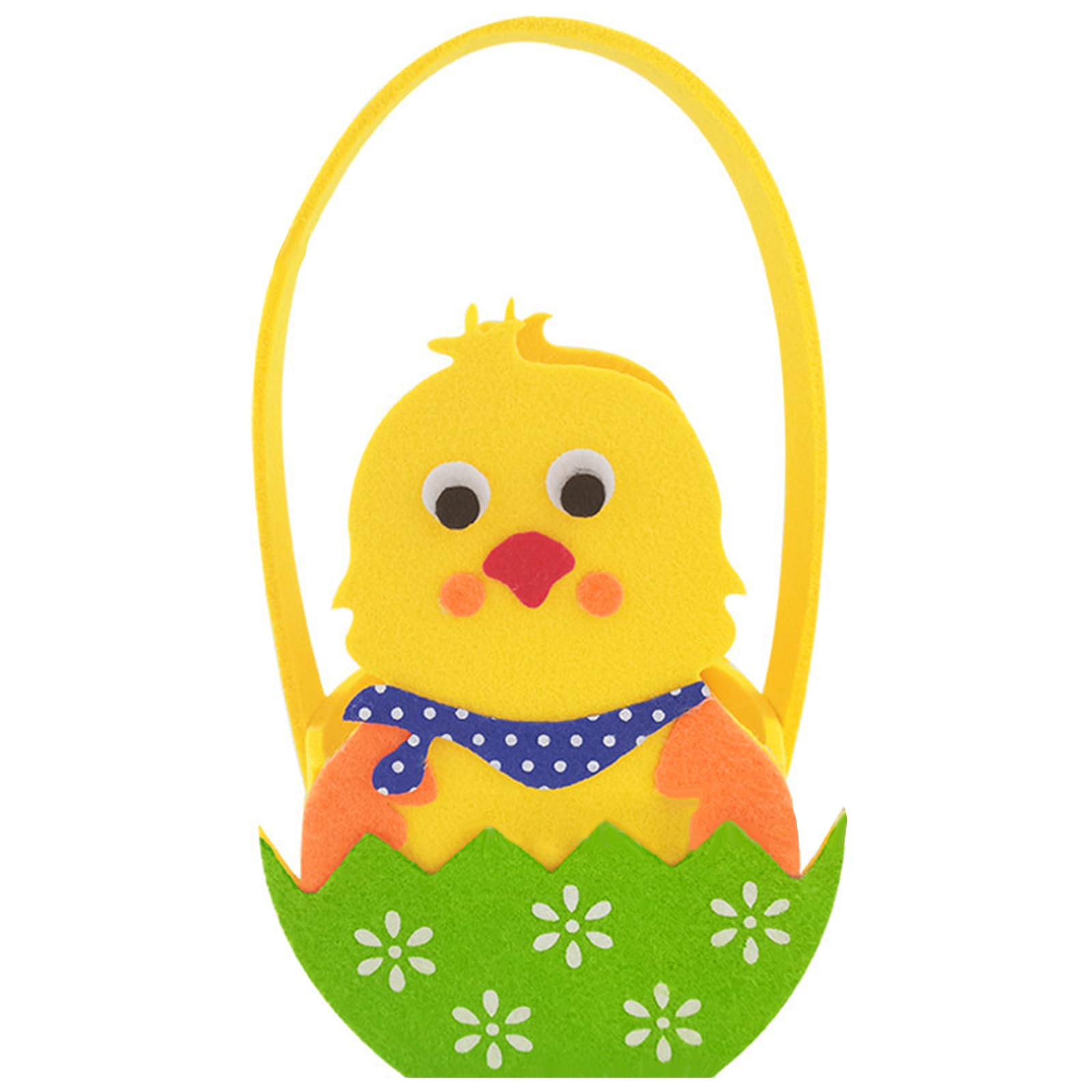 Xjdzineq Easters Felt Basket with Carrying Handle Candy Storage Bucket Gift Bag Party Decoration Supplies Easters Supplies