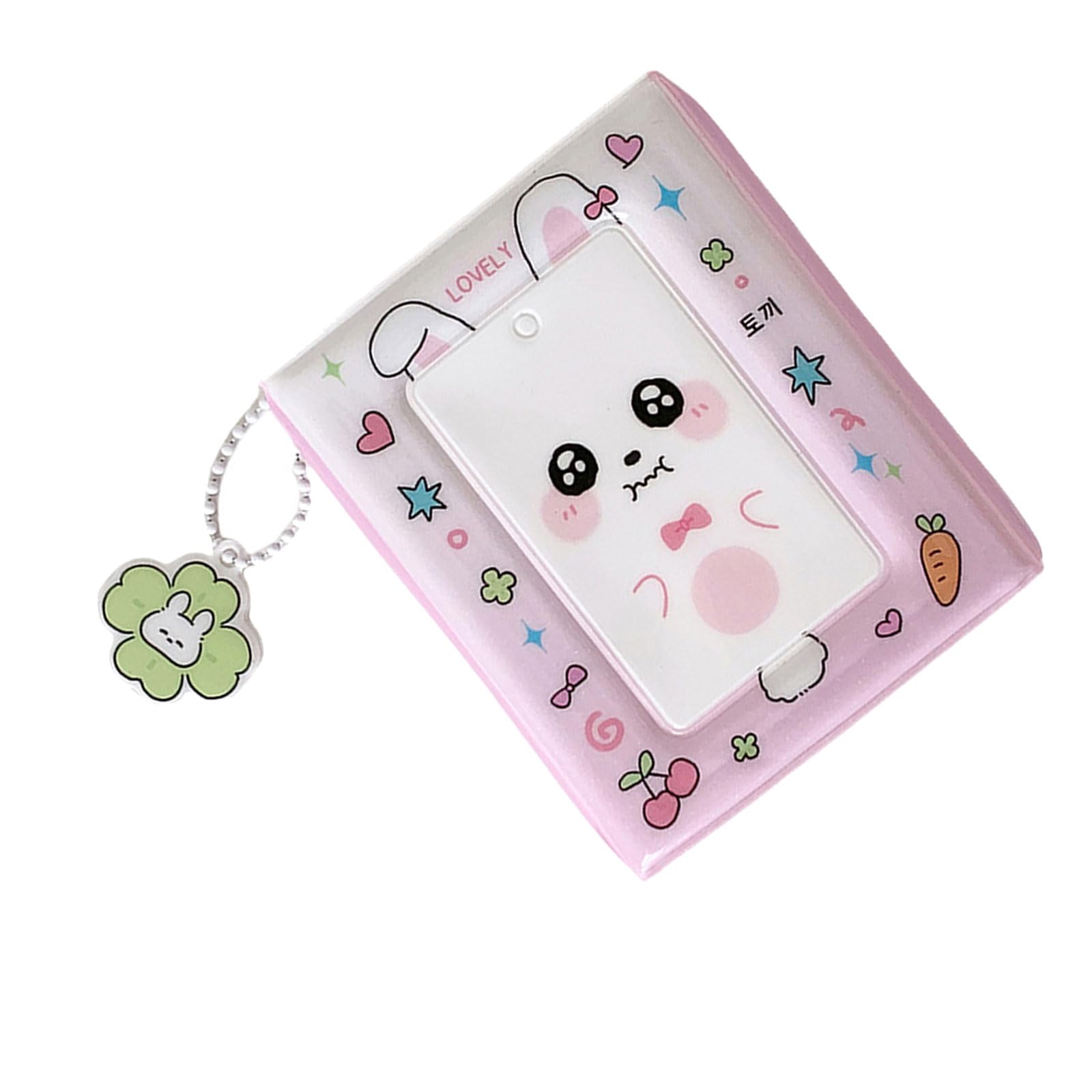 alloneslife Cartoon Animal Pattern Small Photocard Album 40 Pocket Idol Photo Binder Book Portable Design for Collectors Fan Gift Photocard Album