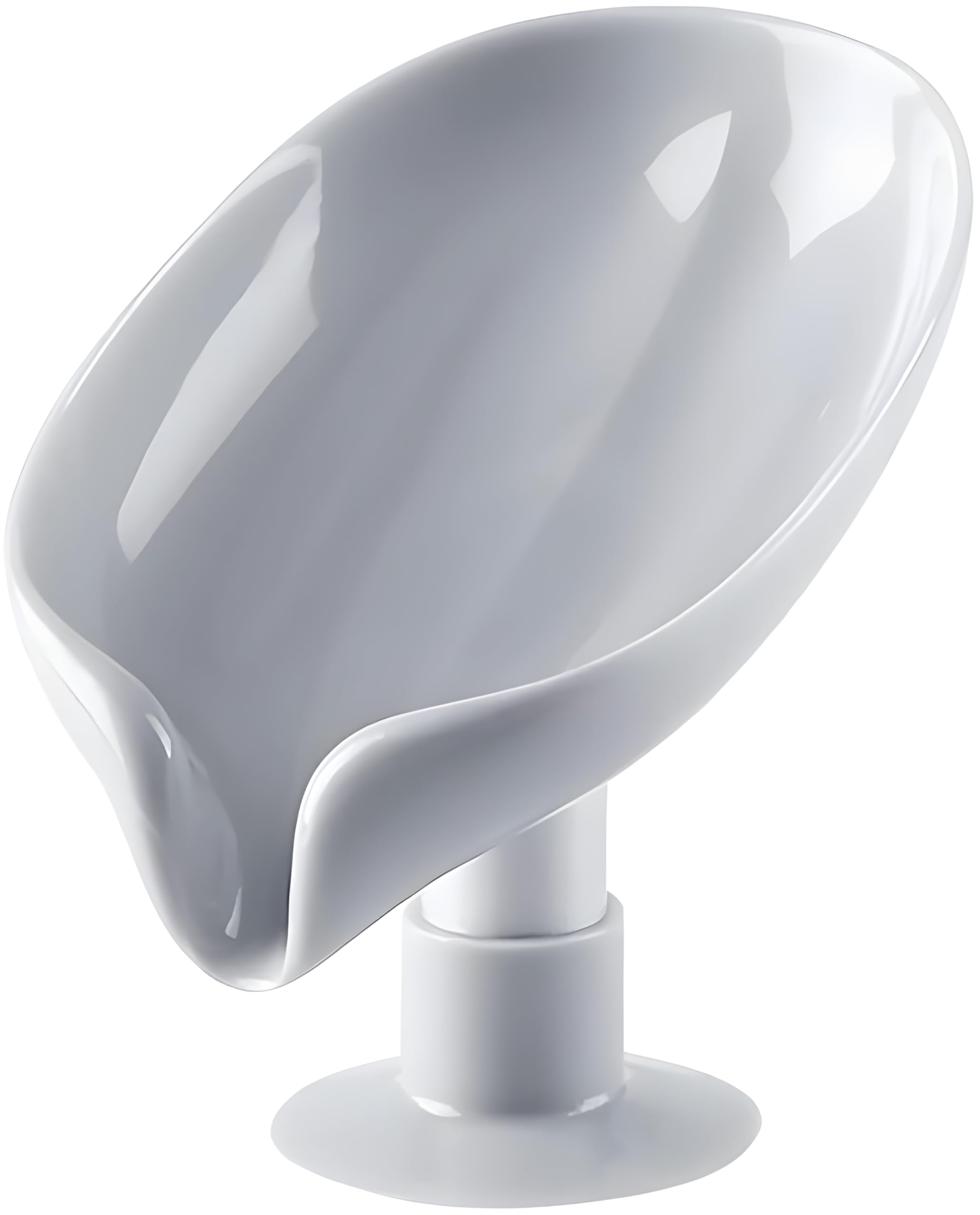 KITCHEN CRAFTOPIA Leaf-Shape Self Draining Soap Dish Holder, Not Punched Easy Clean Bar Soap Holder with Suction Cup, Soap Dish for Shower, Bathroom, Kitchen Sink (B0CKQYH2Y6) Amazon Price History, Amazon Price Tracker