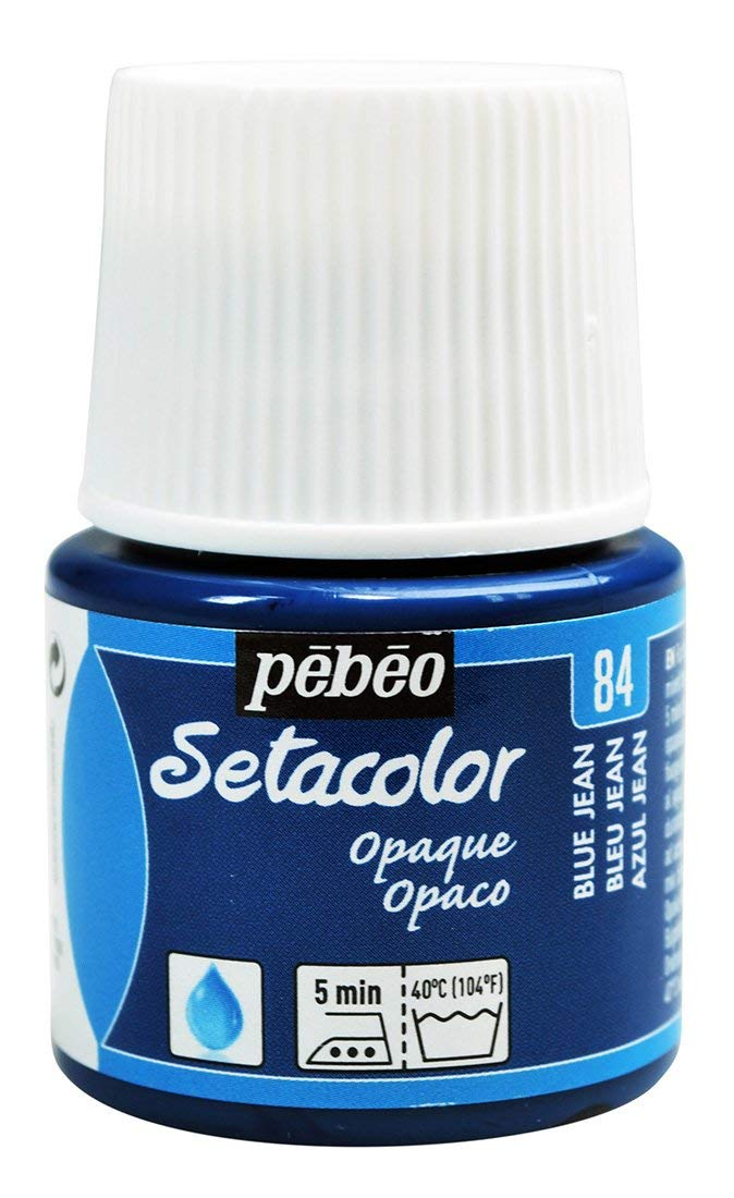 Pebeo Setacolour Fabric Paint Opaque 45ml BLUE JEAN