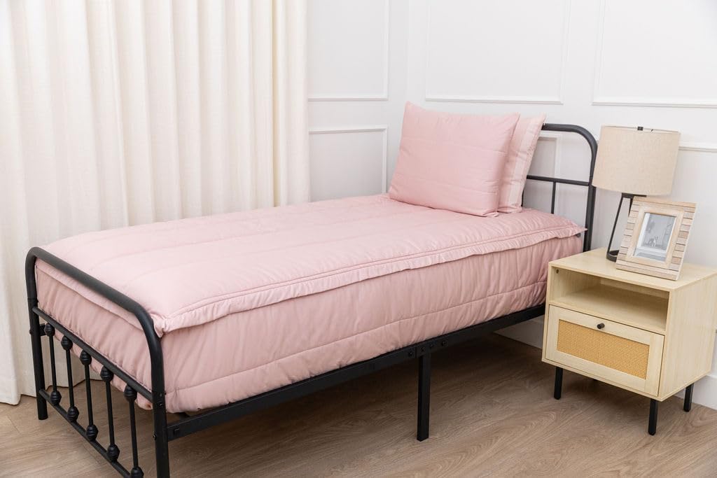 Beddy's All in One Bed in a Bag Zipper Bedding Set, Bottom Sheet, Cuddle Blanket, Comforter, Pillowcase(s) & Sham(s), Minky Interior Sheets with Comforter, Zip Bedding for Dorms, Bunks, Kids & Adults