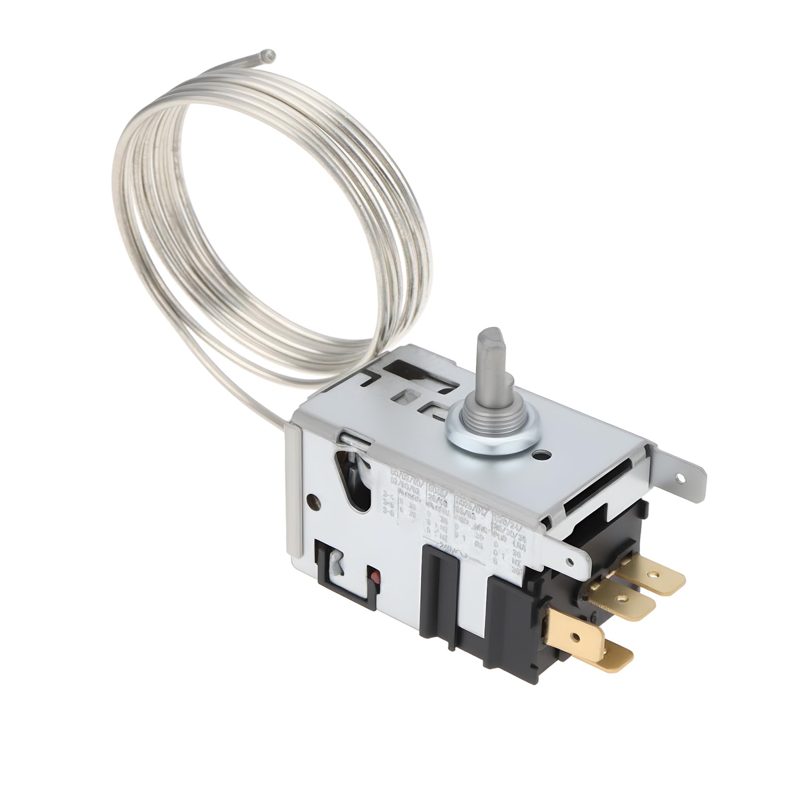 VGOL 1 Piece Refrigerator Thermostat 077B3642 Capillary 6.3 mm Compatible with Danfoss Refrigerators
