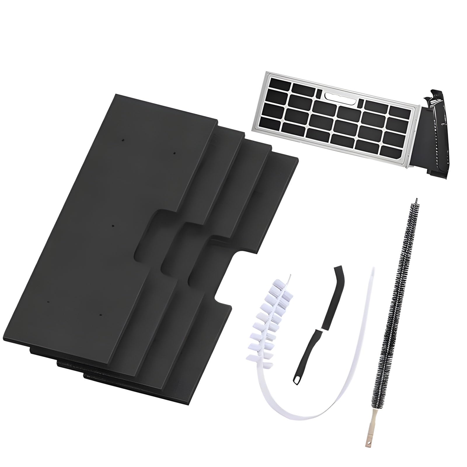 Geavonyg WH01X35719 Dryer Heat Pumps Dryer Sponge Filter Washer Dryers Accessory Set for Vent Duct and Maintenance Washable Sponge