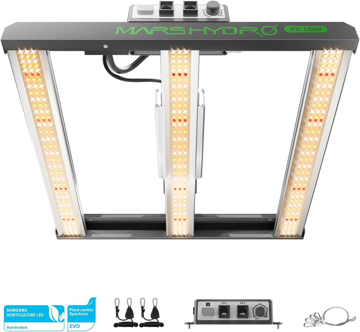 Spider Farmer SF2000Pro LED Grow Light mit Samsung LM301H EVO Dioden ...