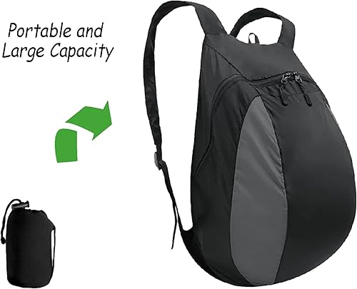Miniatura 7 de Peicees Mochila plegable ligera para casco de motocicleta, para hombre, impermeable, de gran capacidad, para ciclismo, motocicleta, casco, mochila,